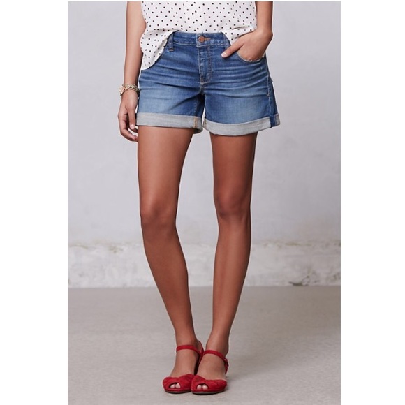 pilcro denim shorts